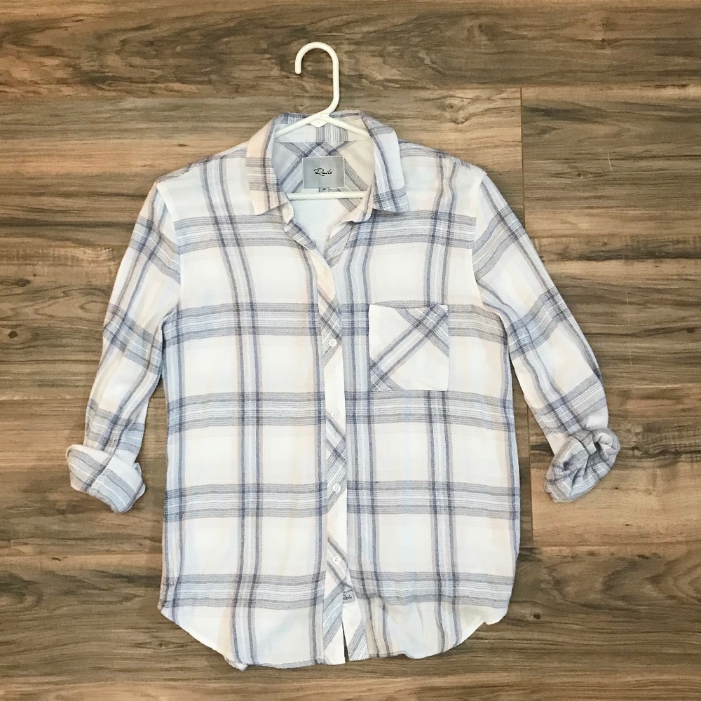 RAILS Hunter Plaid Long Sleeves Button Down XS